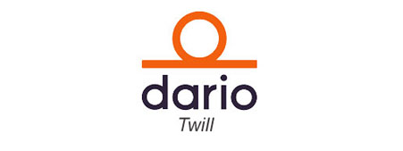 Dario logo with Twill