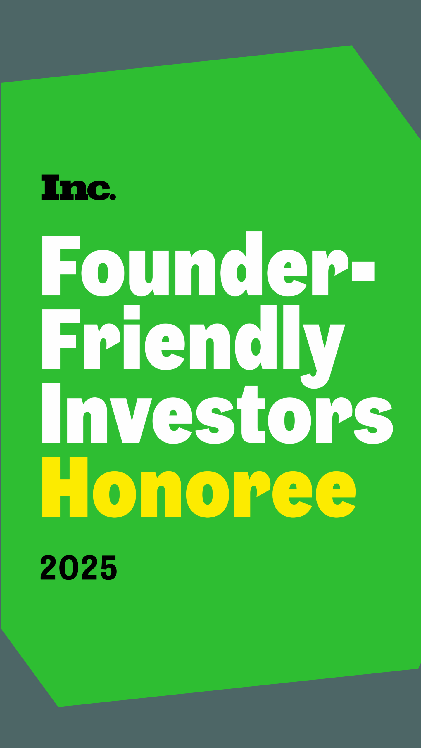 TTCP named to Inc.’s 2025 Founder-Friendly Investors list.